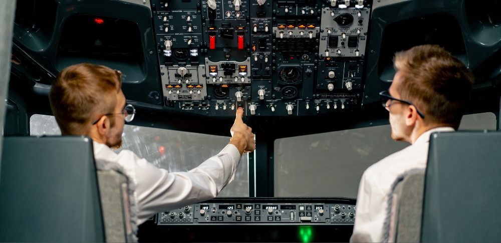 is flying a commercial plane difficult