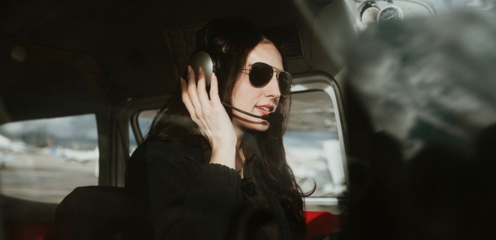can you listen to music while flying a plane